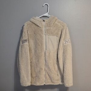 Grunt Style Sherpa Jacket with Patches